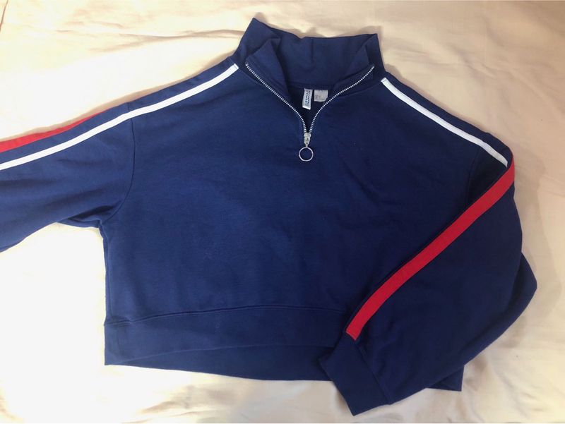 H&amp;M Baggy Blue Sweatshirt