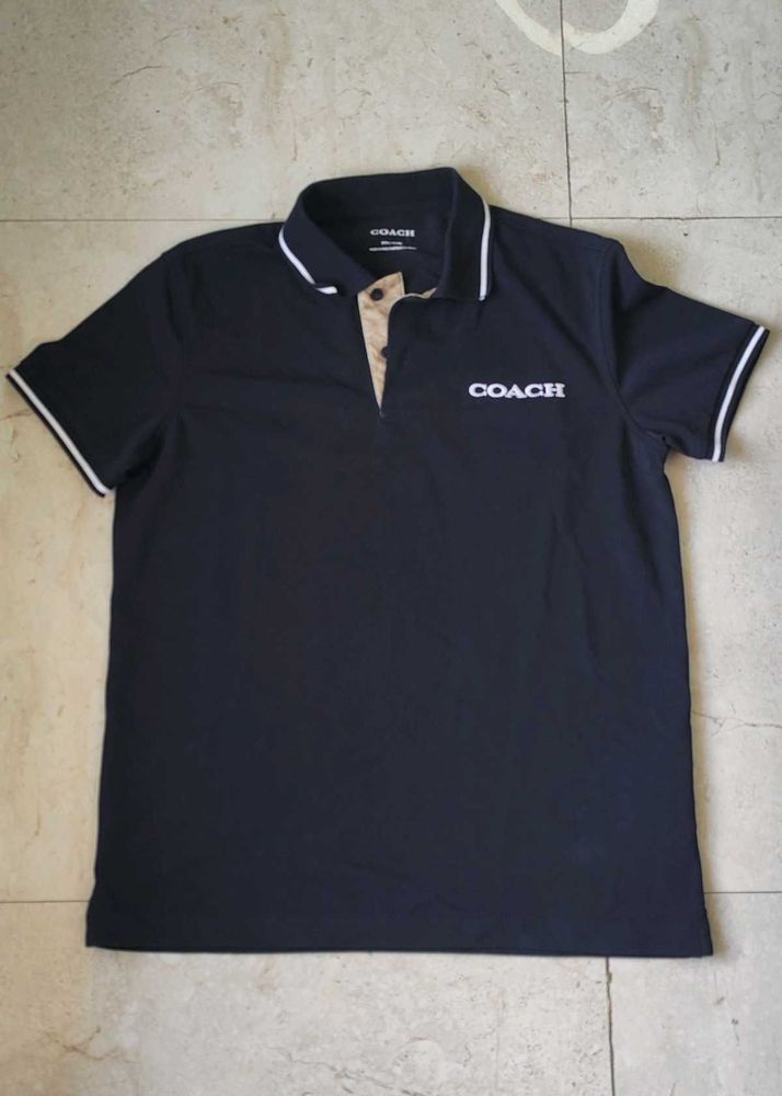 Coach Navy Polo Shirt
