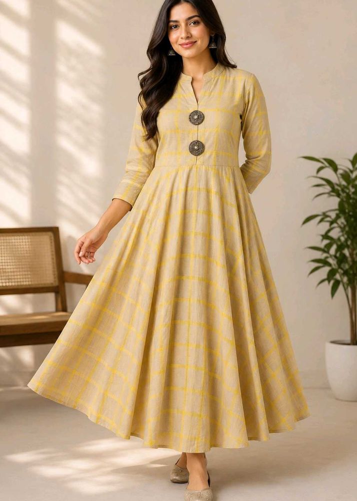 ETHNIC YELLOW KURTI 💛