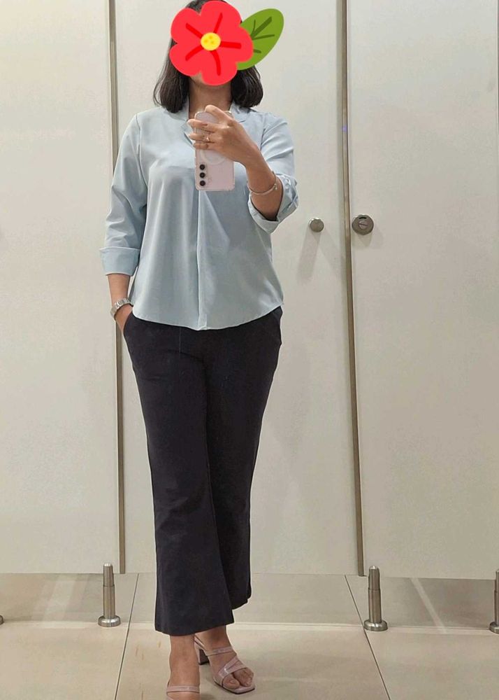Stylish Royal Blue Formal Pant