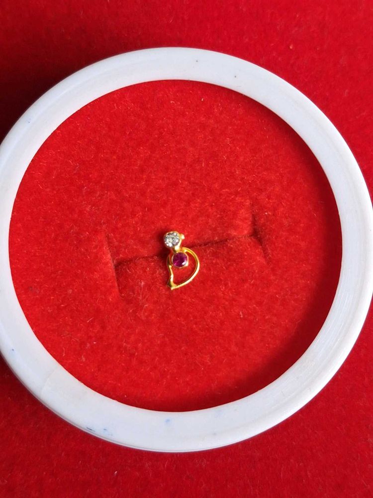 Elegant Gold Nose Pin