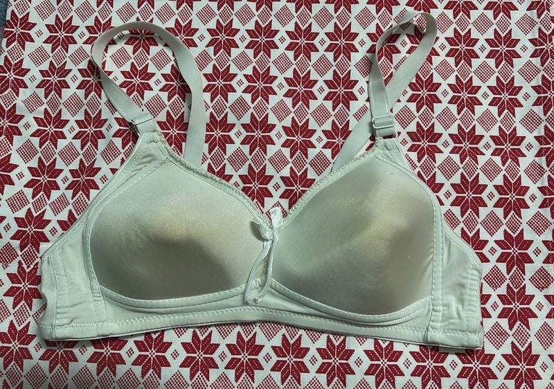 White Padded Everyday Bra