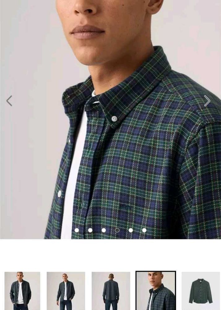 Levi's Plaid Flannel Button-Down Shirt