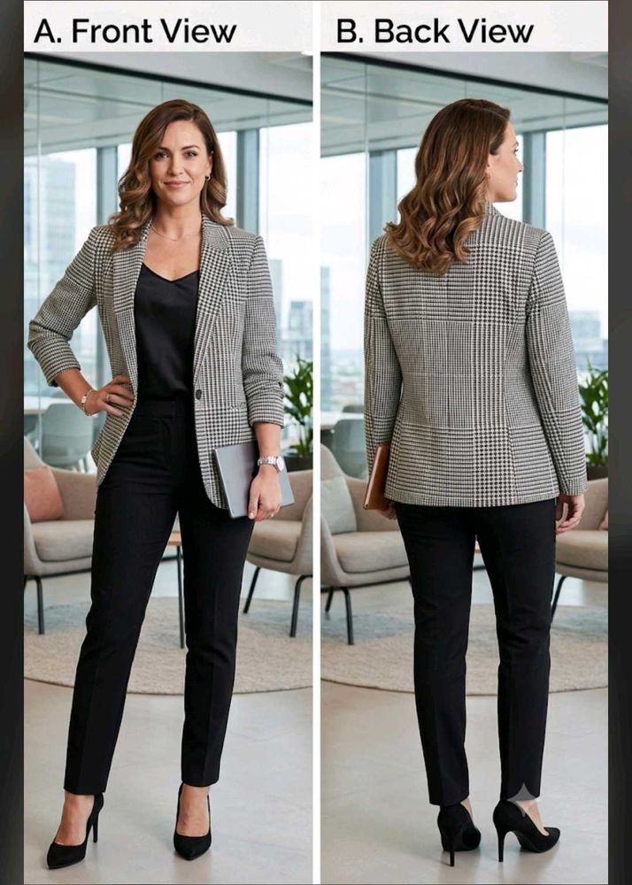 🔥free delivery for 12 hours 🔥Women's Plaid Blaze