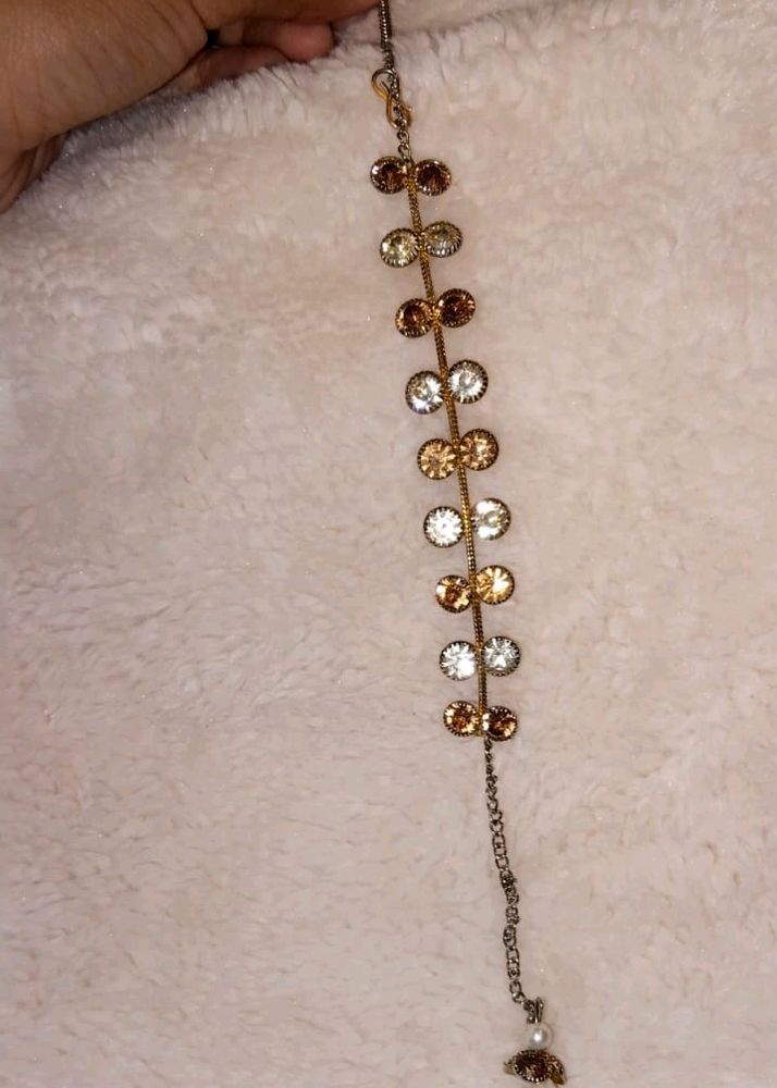 Golden Brass Chain Bracelet