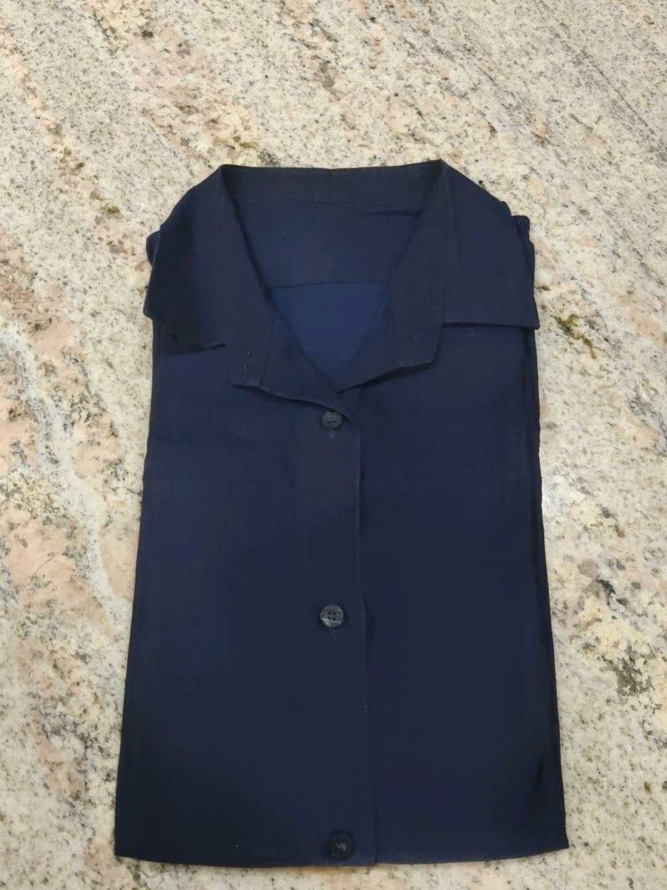 Navy blue formal shirt