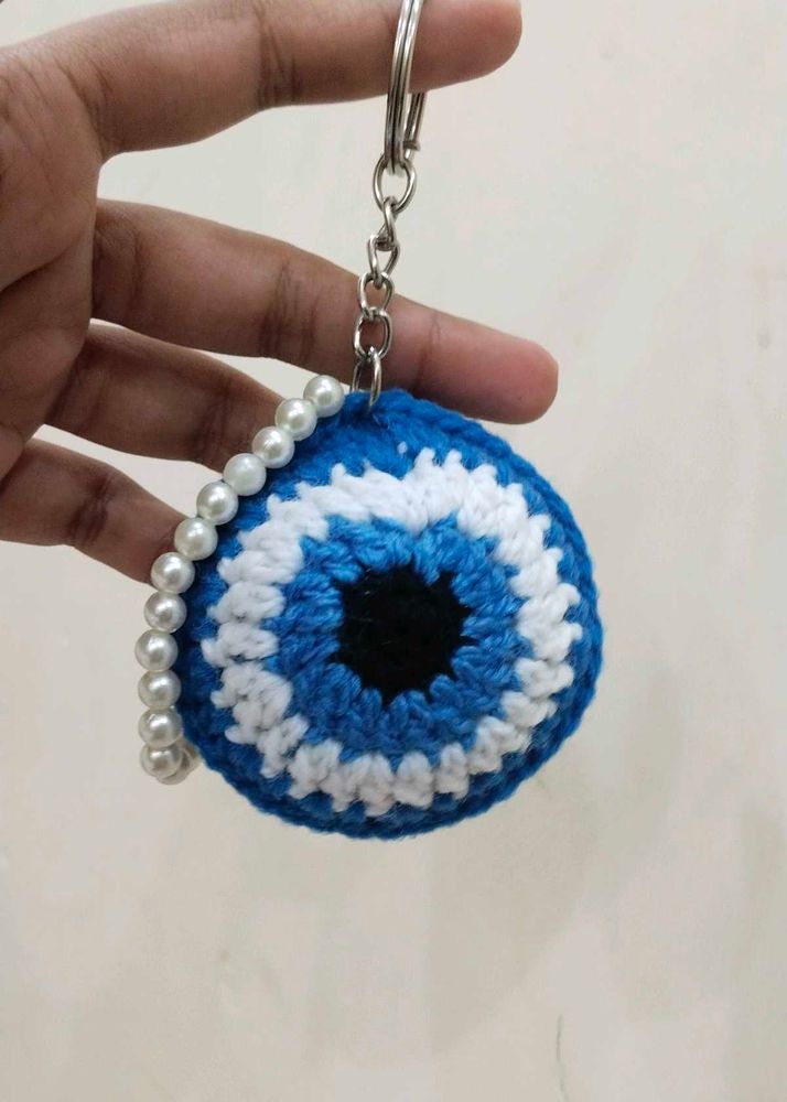 Evil eye keychain