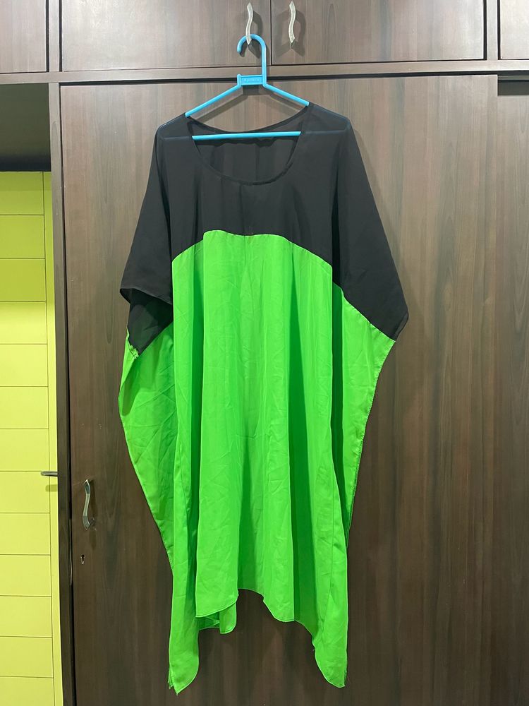 Green And Black Kaftan