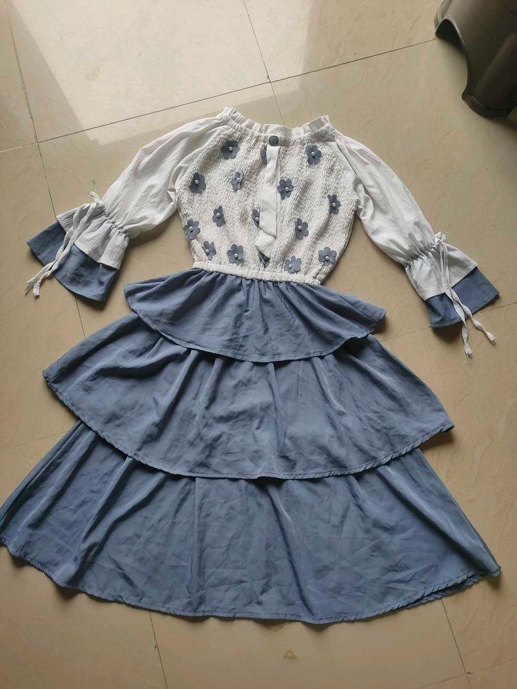 Tiered Floral Dress