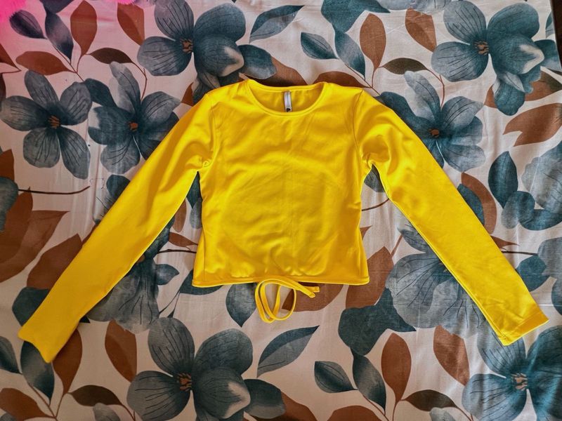 Bright Yellow Long Sleeve Tee