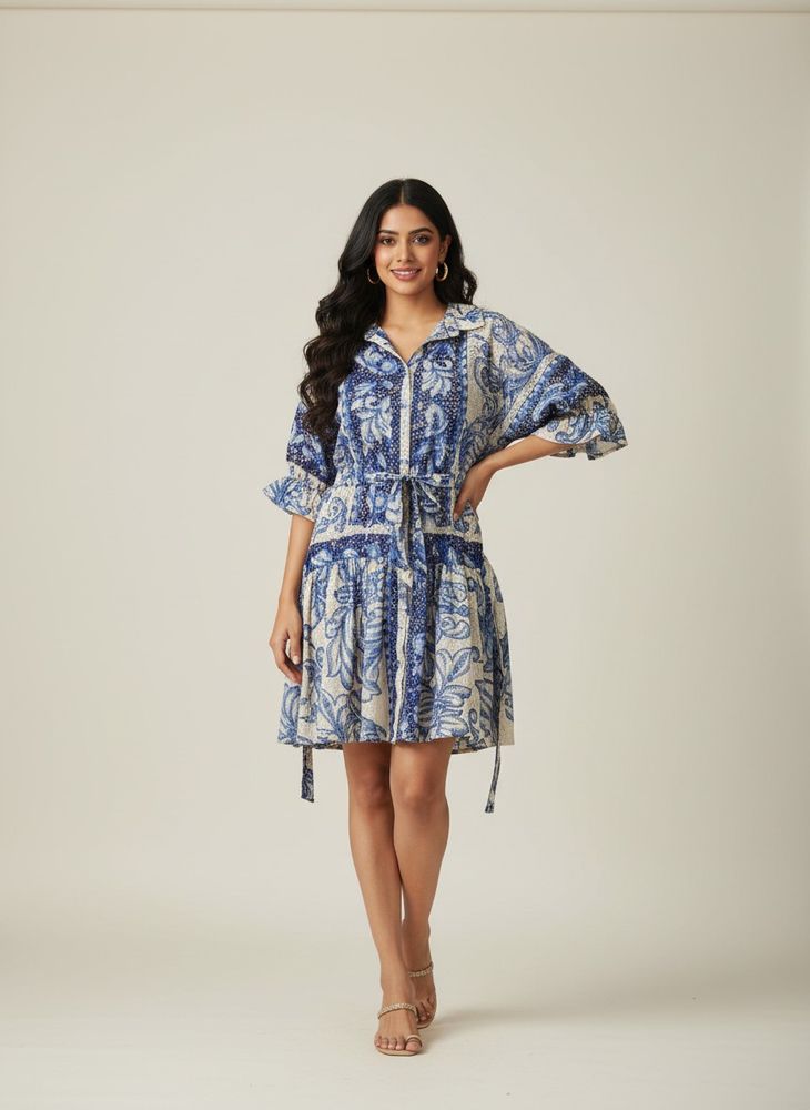Elegant Floral Print Dress