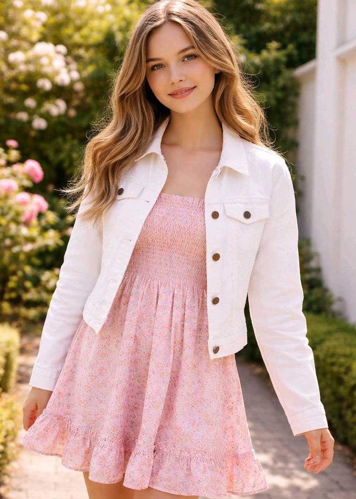 White Denim Jacket