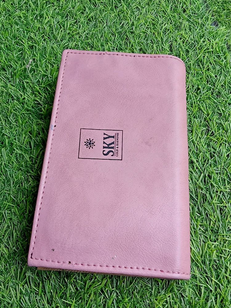 Pink Colour Beautiful Wallet