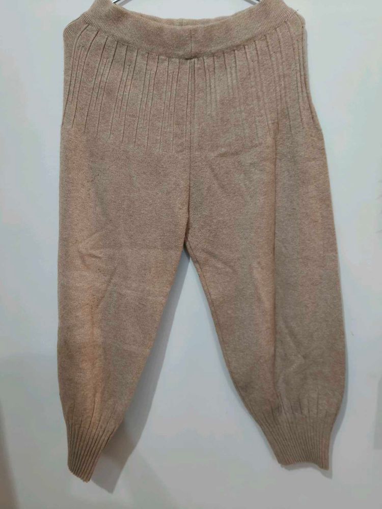 Cozy Knit Wide-Leg Pajama