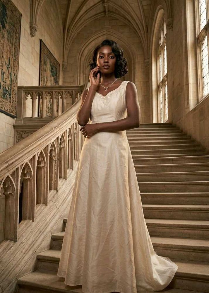 Elegant White Gown