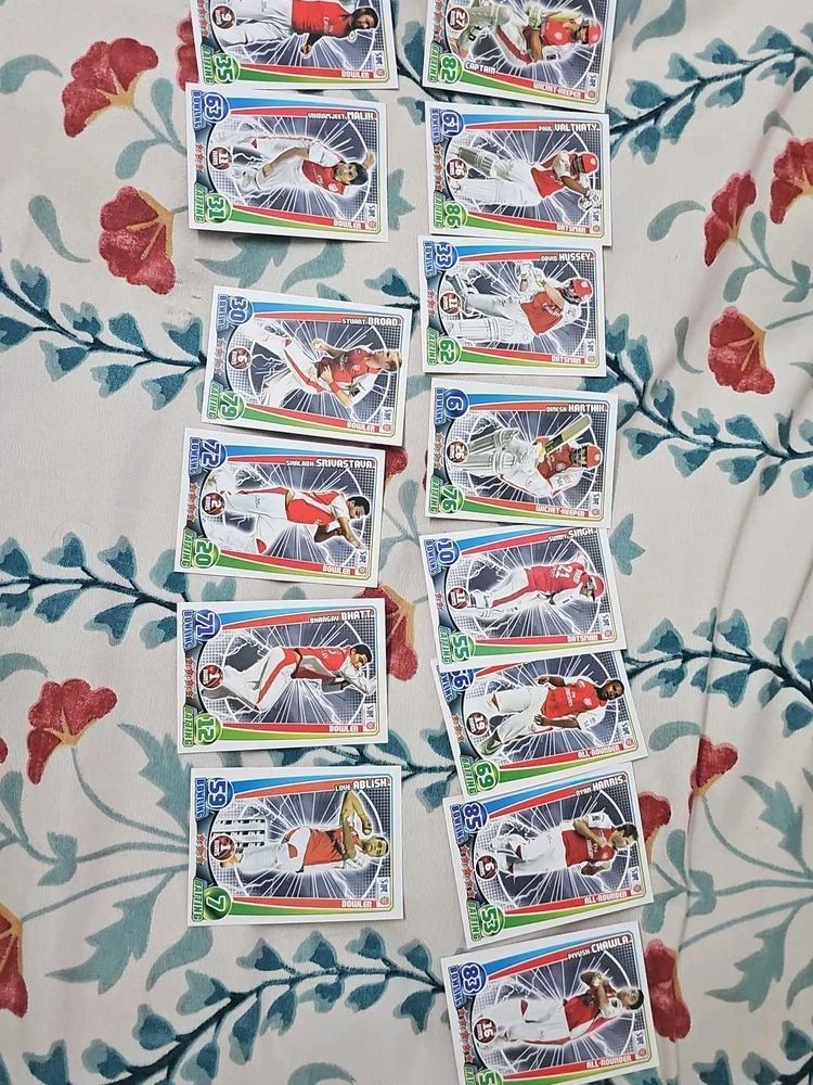 2012 Topps Cricket Attax Punjab Kings