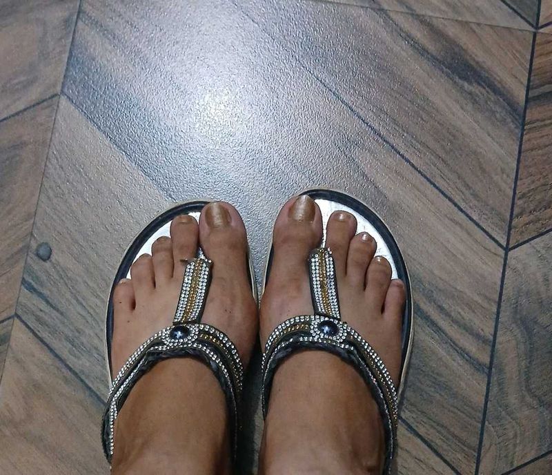 Embellished Flip-Flops