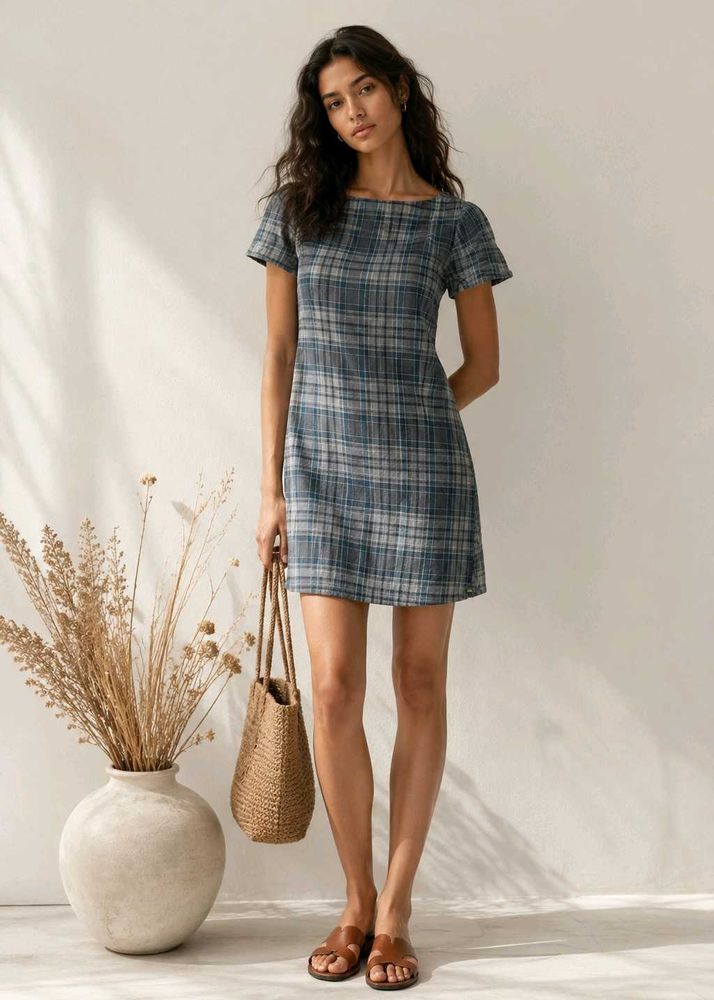 💎 Authentic MANGO Mini Plaid Dress