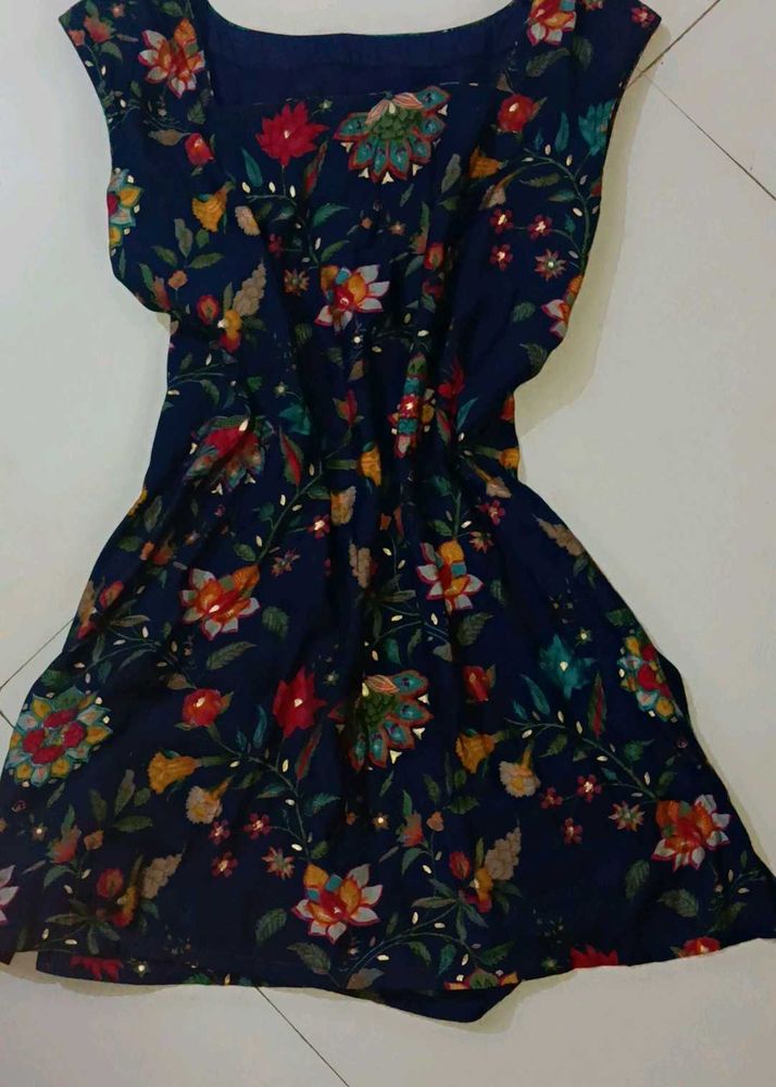 Y2k arcylic printed kurti