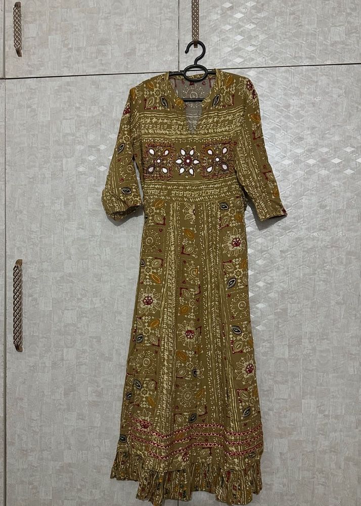 Stylish Ethnic Maxi Dress