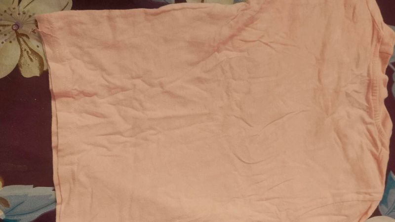 Soft Peach Basic Tee