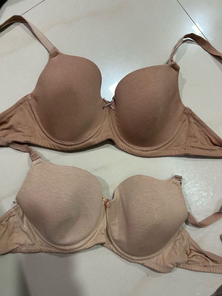 🤎 Zivame Nude Everyday Bra | Set of 2