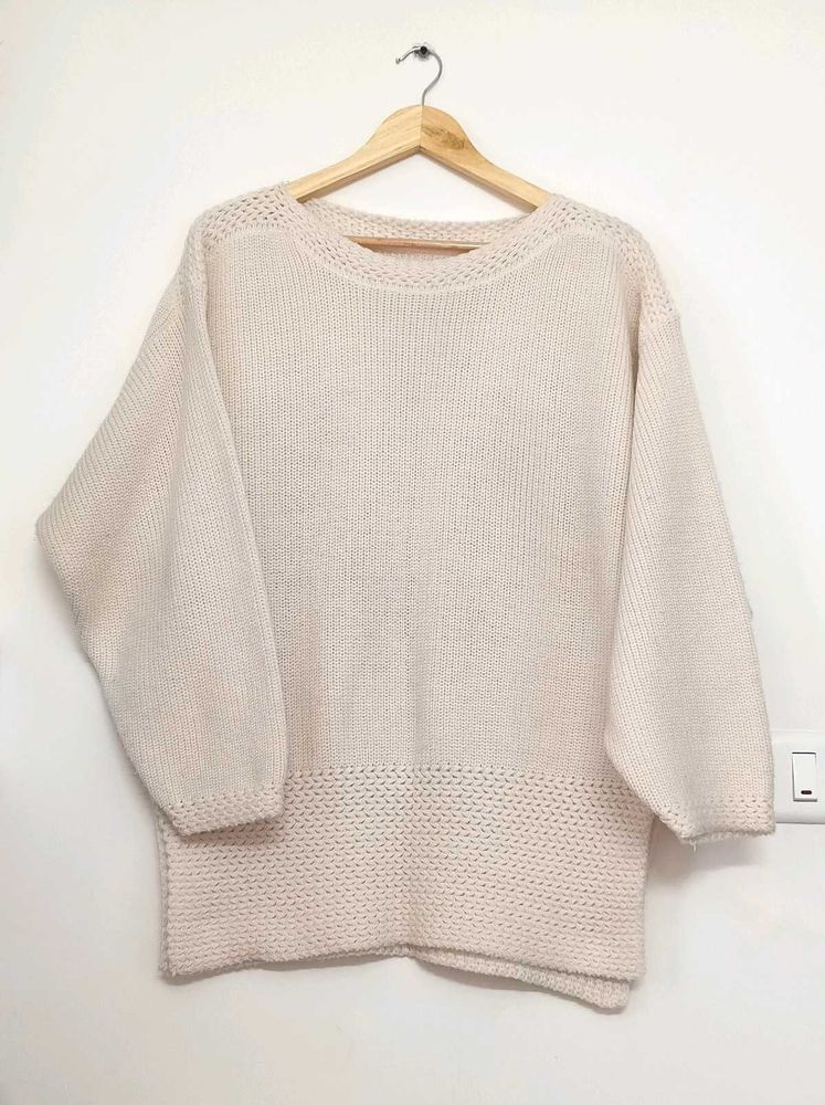 Cream Knit Sweater