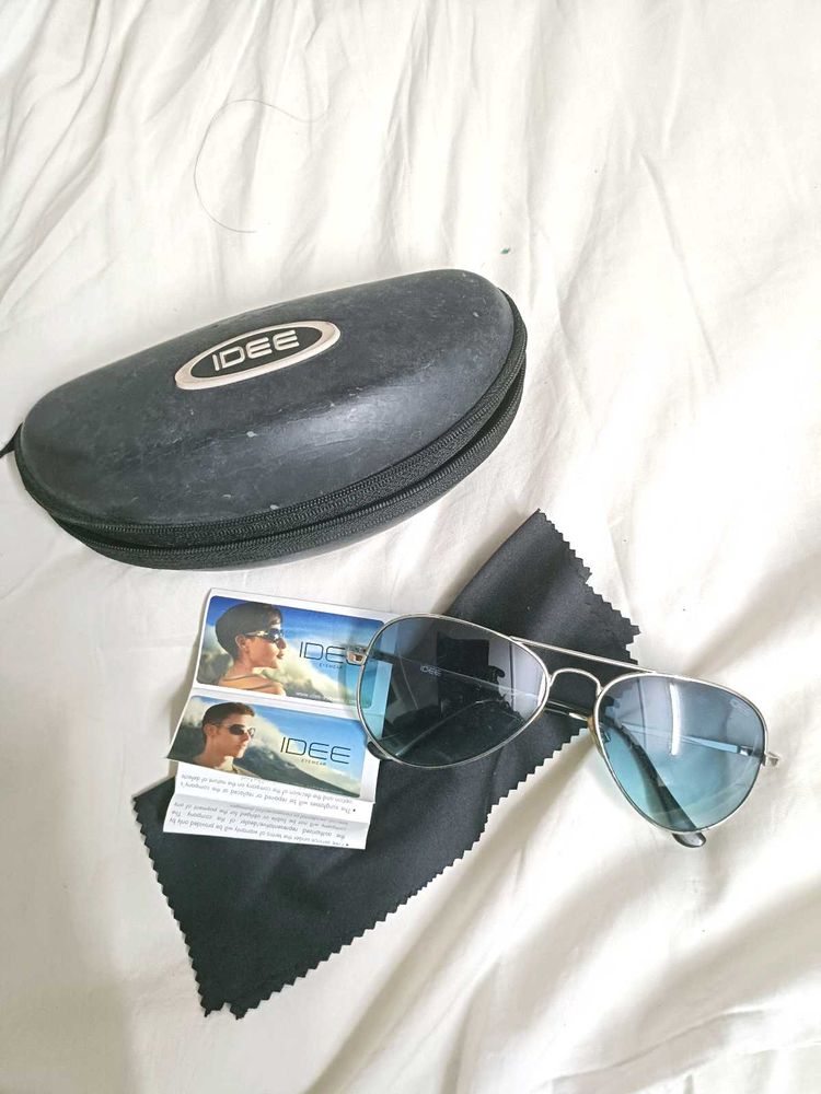 IDEE Silver Aviator Sunglasses
