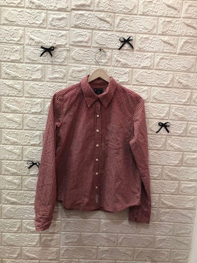 Stylish, Japanese brand rust colour. Shirt