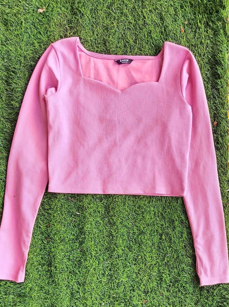 🌷Pink Thumb Hole Top🌷