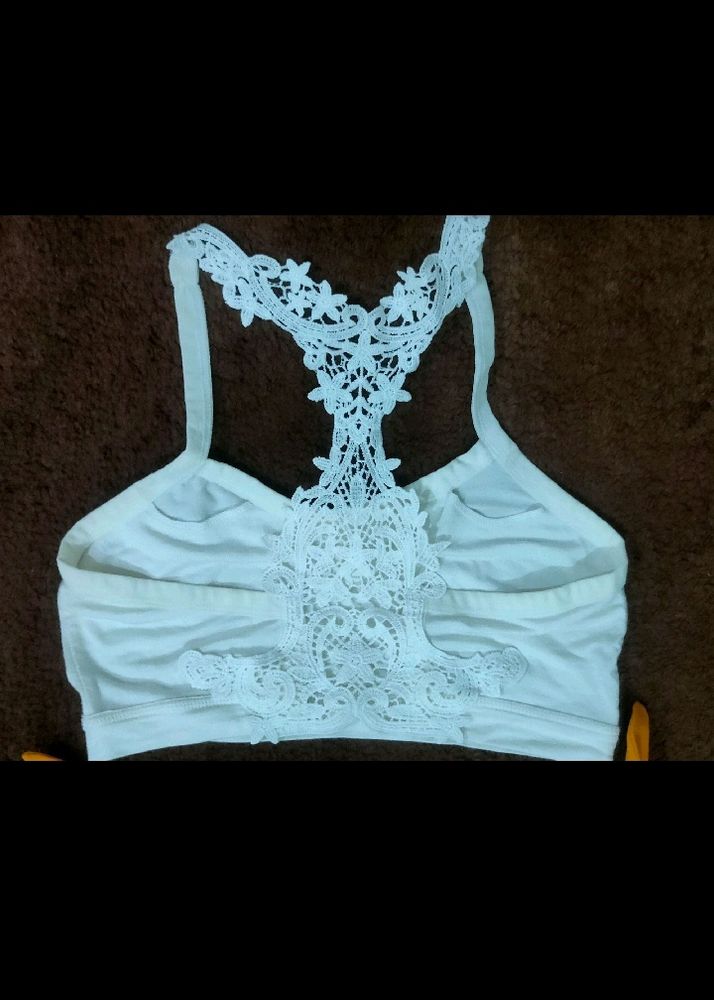 2 piece Lace Back Bralette