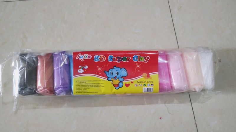 Super Clay For Kids Art And Craft 12 Colour Pack