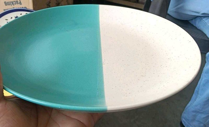 Stylish Two-Tone Serving Plate