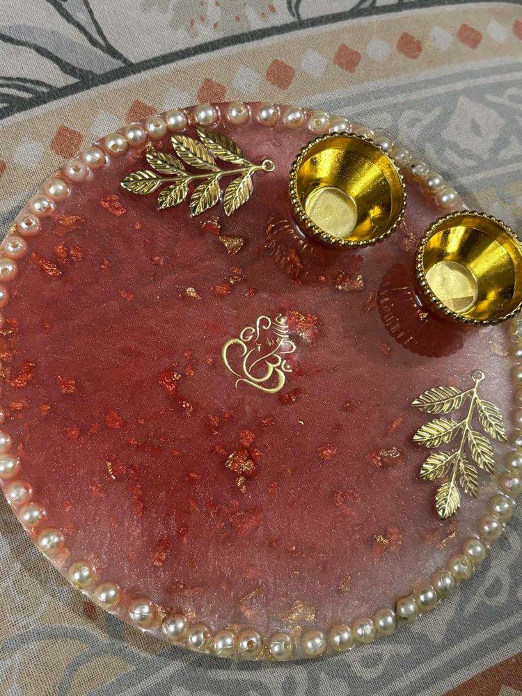 Decorative Pooja Thali - Festive Celebrations