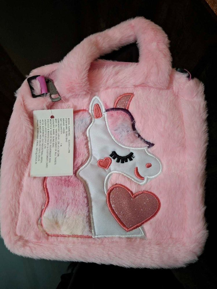 Pink Unicorn Handbag