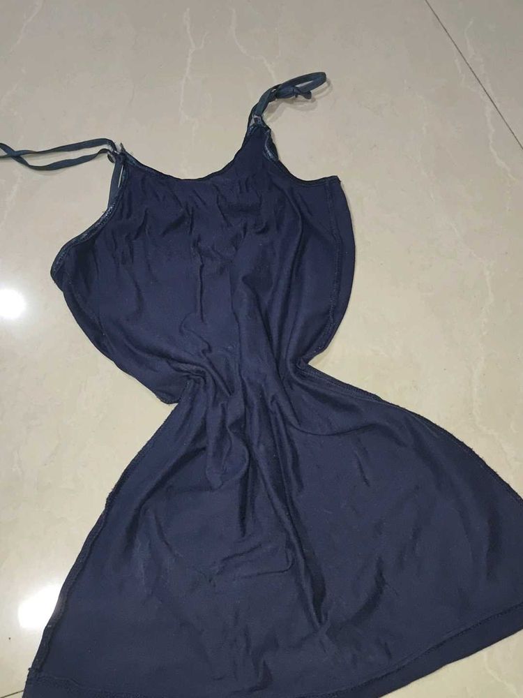 Navy Blue Bikini Top