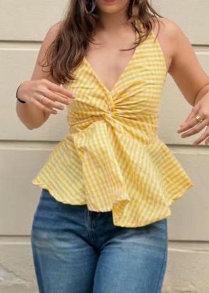 💛⭐️Yellow Halter Neck Top💛⭐️