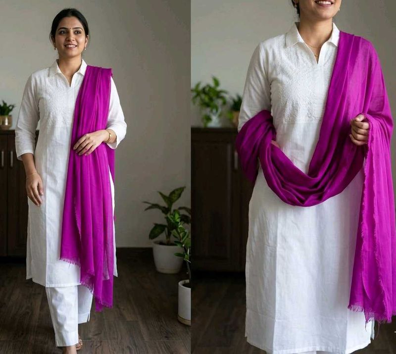 Different coloured 3 Dupattas