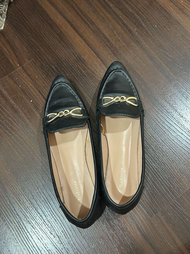 Black Van Heusen Loafers