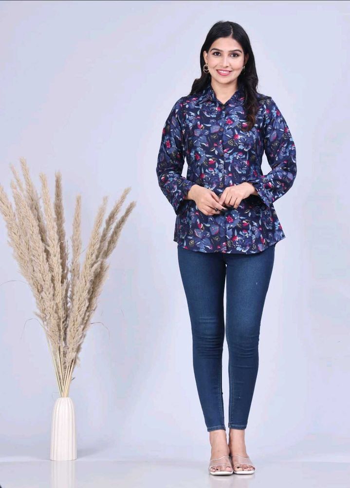 Floral Print Highly Rated Short Button Shirt