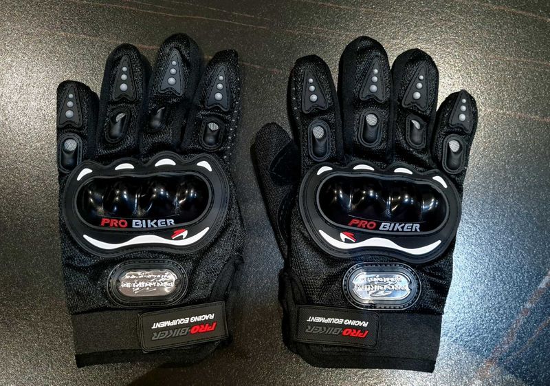 Brand New Pro Biker Motorcycle Riding Gloves | Bla