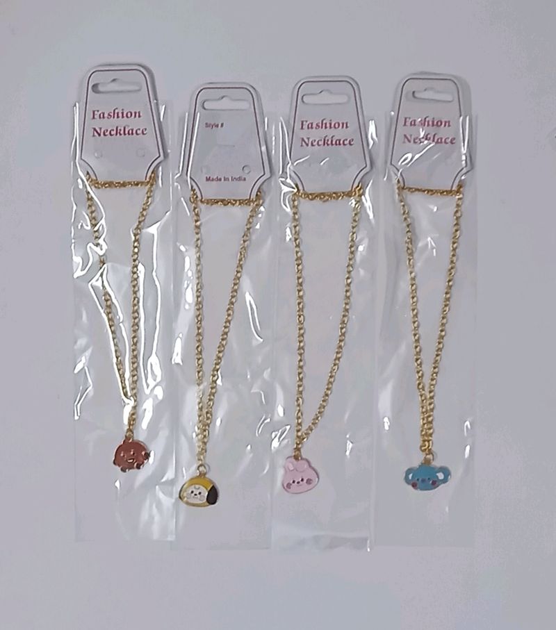 CUTE BT21 Character Necklaces