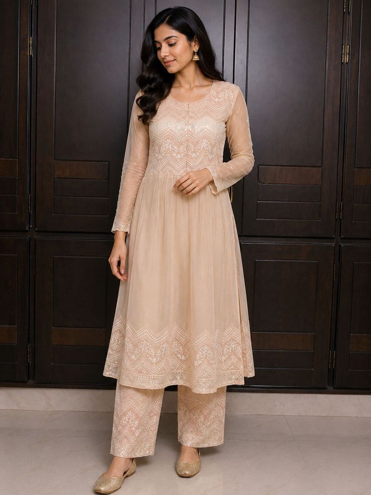 Elegant Embellished Kurta Set