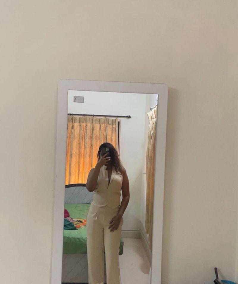 Beige Vest Top