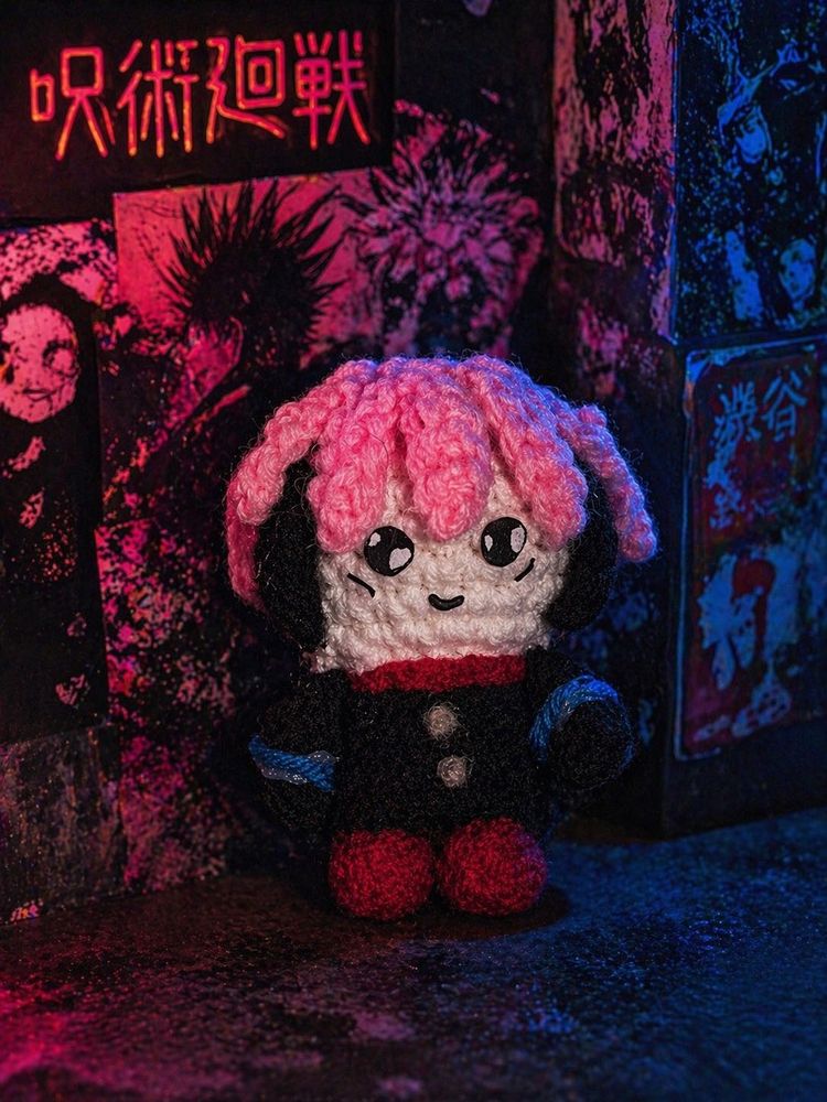 Yuji itadori crochet doll
