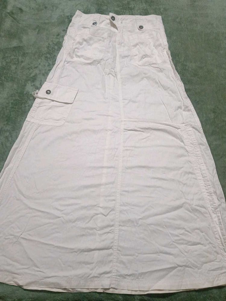White Colour Skirt