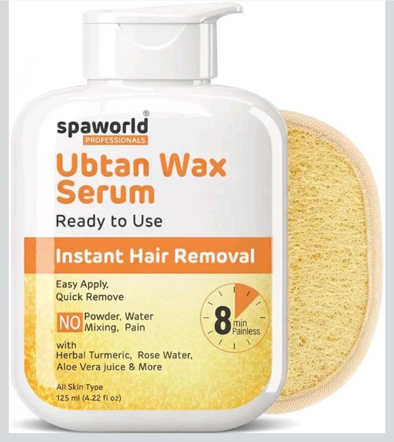 Spaworld Ubtan Wax Serum with natural loofah