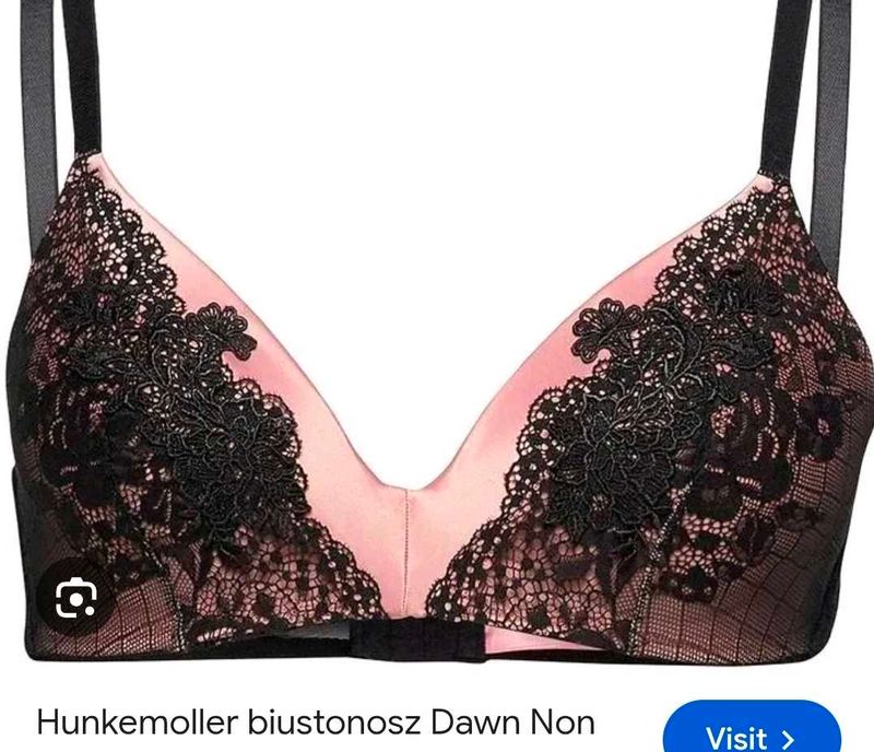 Elegant Pink and Black Lace set