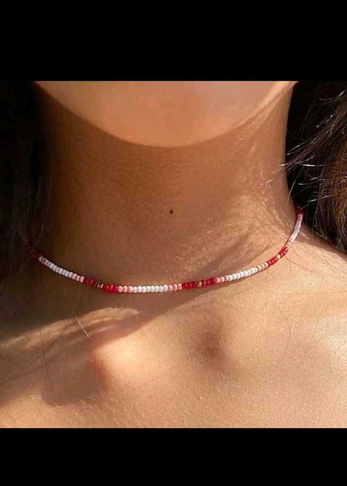 Beaded Choker Necklace