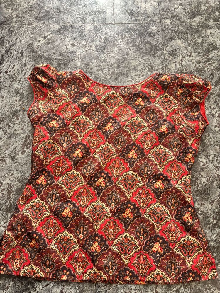 Patterned Top